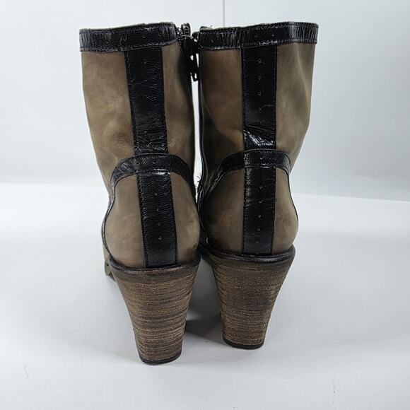 Free People Woman’s Western Camel Sand Genuine Leather Ankle Boots US 8.5 39 - Picture 6 of 12